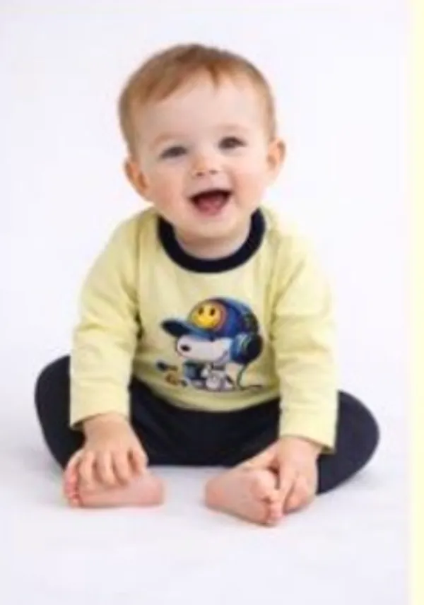 Yellow_And_Navy_Blue_Long_Sleeve_T_Shirt_With_Cartoon_Character_Print_For_Baby_Boys_-_FHP_1113