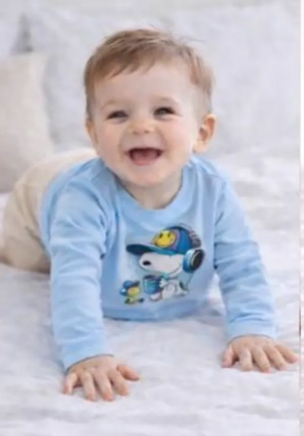 Blue_And_Beige_Snoopy_Character_Print_Full_Sleeve_T_Shirt_For_Baby_Boys_-_FHT_1114