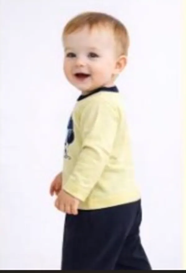 Yellow_And_Navy_Blue_Long_Sleeve_T_Shirt_With_Cartoon_Character_Print_For_Baby_Boys_-_FHP_1113
