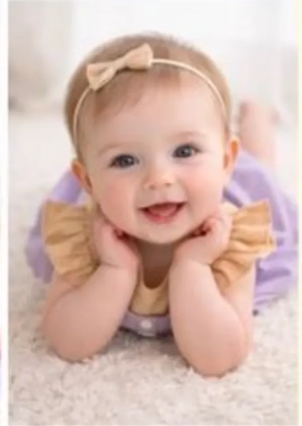 Lavender_And_Brown_Dress_With_Ruffle_Sleeves_For_Baby_Girls_-_GF_1123