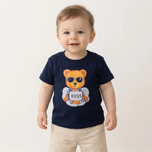 Navy_Blue_And_Beige_Boss_Dog_Print_T_Shirt_Shorts_Set_For_Baby_Boys_-_HHT_1118