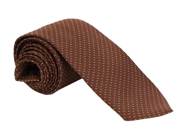 Krawatte_The_Boardroom_Classic_-_Brown_Polka_Dot