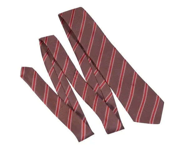 Krawatte_The_Diplomat_Â€“_Dusty_Rose_&_Silver_Stripe_Satin_Tie