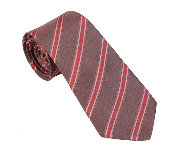 Krawatte_The_Diplomat_Â€“_Dusty_Rose_&_Silver_Stripe_Satin_Tie