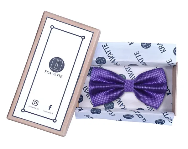 Krawatte_Exclusive_Light_Purple_Bow_Tie_For_Men
