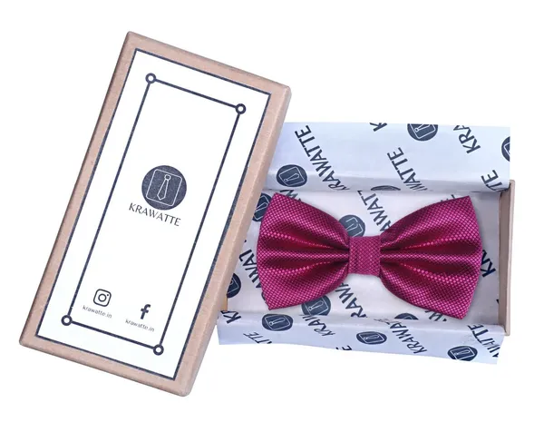 Krawatte_Exclusive_Hot_Pink_Bow_Tie_For_Men