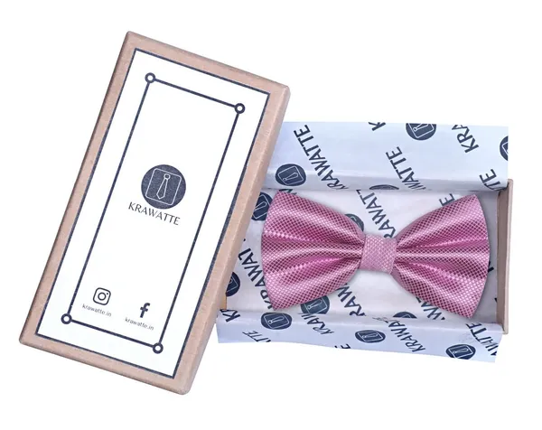 Krawatte_Exclusive_Dark_Pink_Bow_Tie_For_Men