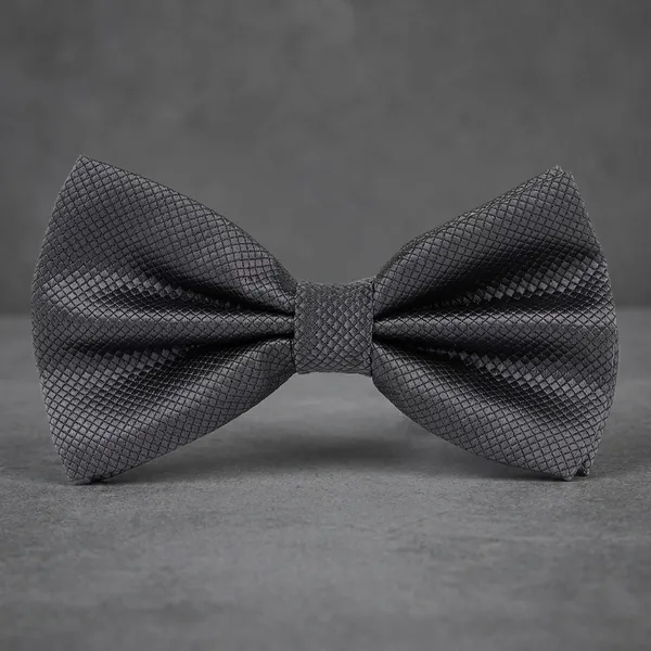 Krawatte_Exclusive_Grey_Bow_Tie_For_Men