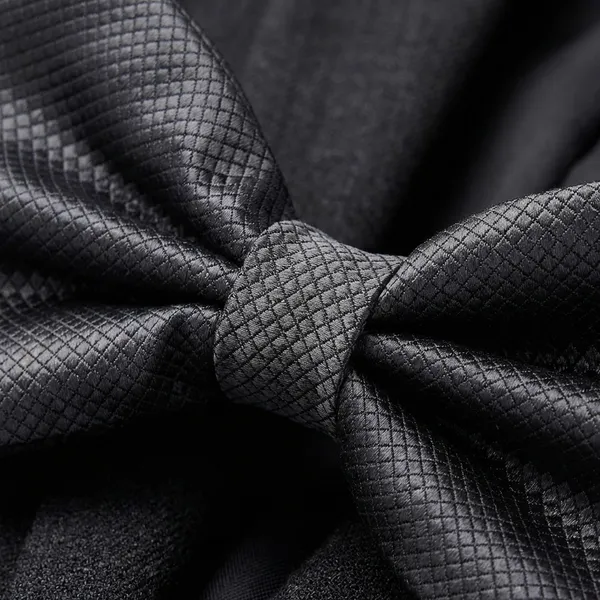 Krawatte_Exclusive_Grey_Bow_Tie_For_Men