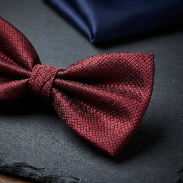 Krawatte_Exclusive_Maroon_Bow_Tie_For_Men