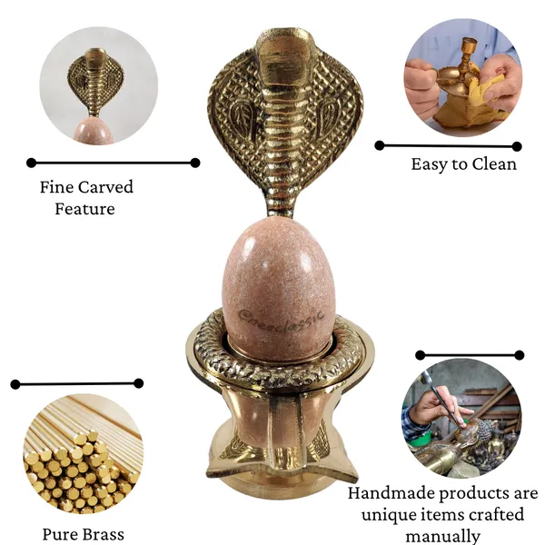 NEO_CLASSIC_Shivling_Orange_with_Sheshnag_Jalheri_Stand_5_Inch
