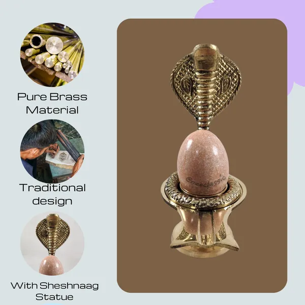 NEO_CLASSIC_Shivling_Orange_with_Sheshnag_Jalheri_Stand_5_Inch