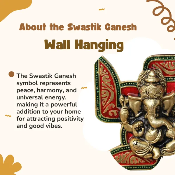 NEO_CLASSIC_Ganesh_on_Swastik_Wall_Hanging_|_Golden_Ganesha_Entrance_Decor_|_Vastu_&_Spiritual_Door_Hanging_for_Home,_Office_&_Temple