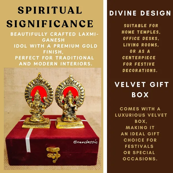 NEO_CLASSIC_Laxmi_Ganesh_Metal_Idol_with_Red_Velvet_Box_–_Diwali_Pooja_Murti_for_Home_Mandir