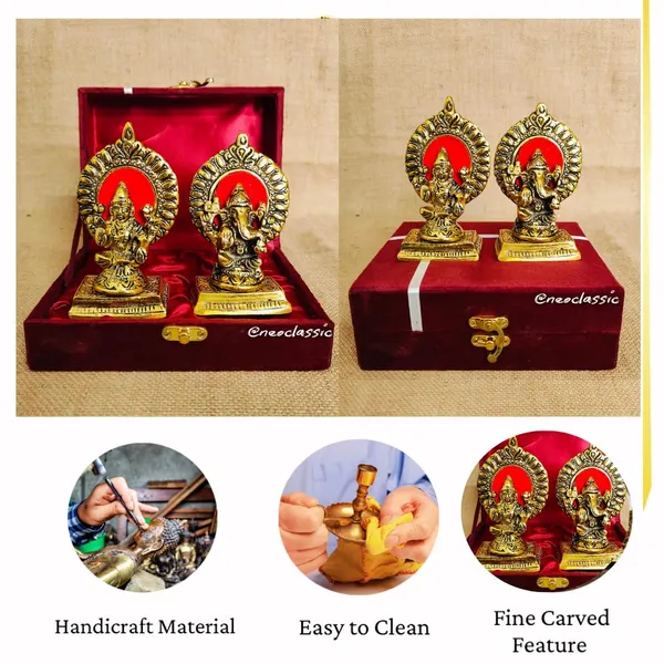 NEO_CLASSIC_Laxmi_Ganesh_Metal_Idol_with_Red_Velvet_Box_–_Diwali_Pooja_Murti_for_Home_Mandir