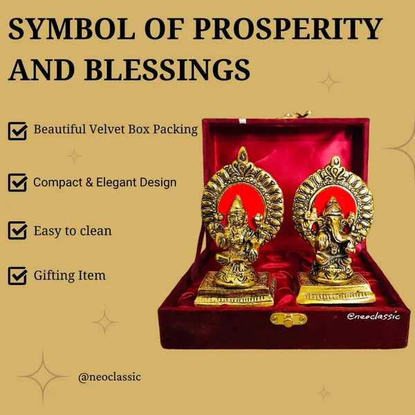 NEO_CLASSIC_Laxmi_Ganesh_Metal_Idol_with_Red_Velvet_Box_–_Diwali_Pooja_Murti_for_Home_Mandir