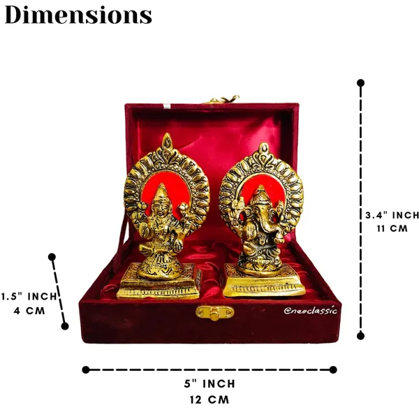 NEO_CLASSIC_Laxmi_Ganesh_Metal_Idol_with_Red_Velvet_Box_–_Diwali_Pooja_Murti_for_Home_Mandir