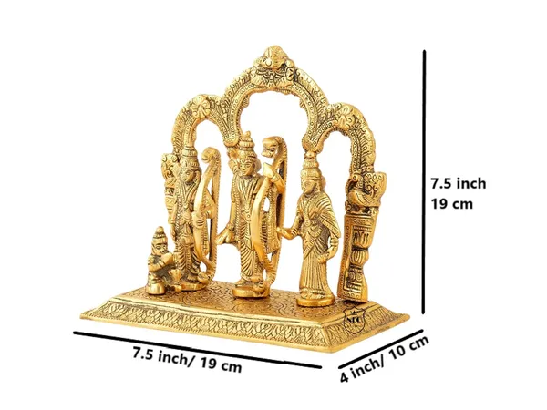 NEO_CLASSIC_Ram_Darbar_Statue_with_Mandap_–_Lord_Rama,_Laxman,_Sita_&_Hanuman_Idol_for_Puja_Room_(Medium)