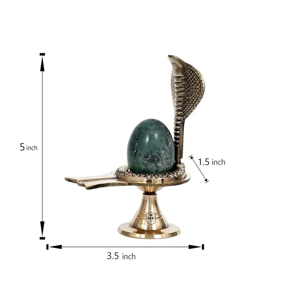 NEO_CLASSIC_Shivling_with_Sheshnag_Jalheri_Stand_–_Green_Shivling_for_Puja_(5_Inch)