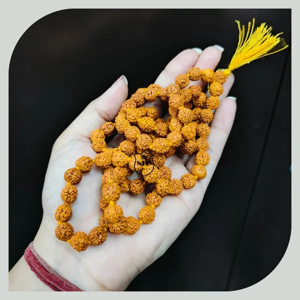 NEO_CLASSIC_Rudraksha_Mala_108_Beads_(8mm)_|_Jaap_Mala_for_Meditation,_Yoga_&_Spiritual_Use_for_Men_&_Women