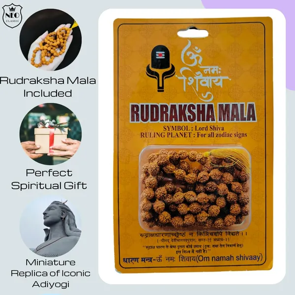 NEO_CLASSIC_Rudraksha_Mala_108_Beads_(8mm)_|_Jaap_Mala_for_Meditation,_Yoga_&_Spiritual_Use_for_Men_&_Women