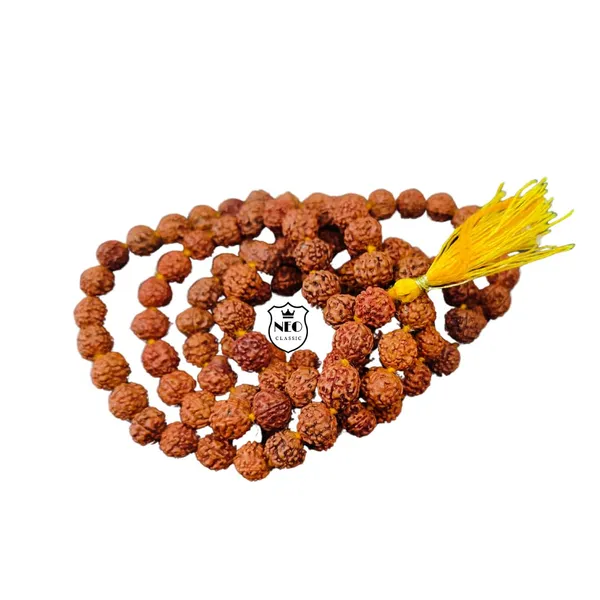 NEO_CLASSIC_Rudraksha_Mala_108_Beads_(8mm)_|_Jaap_Mala_for_Meditation,_Yoga_&_Spiritual_Use_for_Men_&_Women