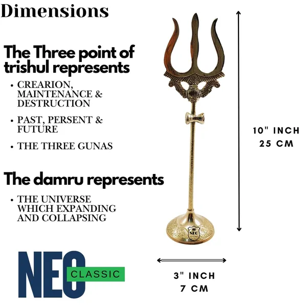 NEO_CLASSIC_Brass_Trishul_with_Damru_on_Stand_–_10_Inch_Shiv_Trident_for_Pooja_&_Home_Temple