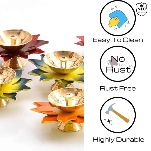 Lotus_Design_Set_Of_6_Brass_Oil_Lamps_Elegant_Deepak_For_Pooja_Navaratri_Diwali_Corporate_Gifting