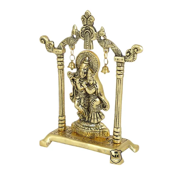 NEO_CLASSIC_Radha_Krishna_Idol_with_Flute_&_Moor_–_Decorative_Murti_for_Janmashtami_&_Home_Temple