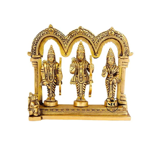 NEO_CLASSIC_Ram_Darbar_Idol_–_Ram_Sita_Laxman_Hanuman_Statue_for_Puja_Room_(Mandap_Small)