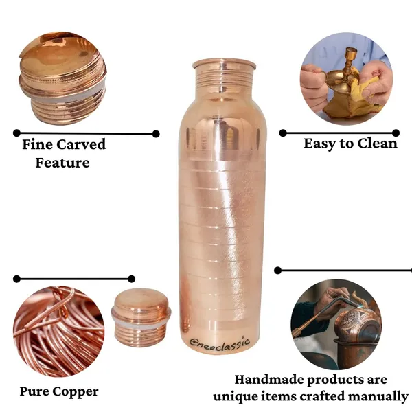 NEO_CLASSIC_Pure_Copper_Water_Bottle_900_ML_|_Handcrafted_Joint-Free_Leak-Proof_Copper_Bottle_for_Home,_Office,_Gym,_Travel_&_Daily_Use