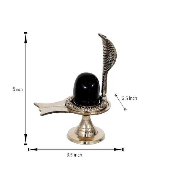 NEO_CLASSIC_Shivling_with_Sheshnag_Jalheri_Stand_–_Black_Shivling_for_Puja_(5_Inch)