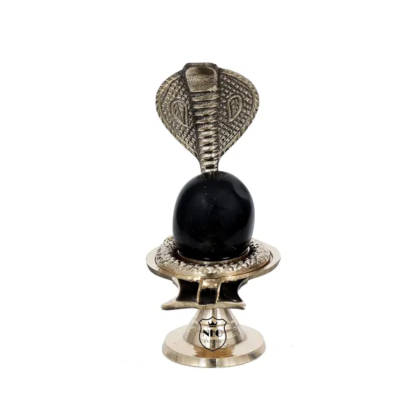 NEO_CLASSIC_Shivling_with_Sheshnag_Jalheri_Stand_–_Black_Shivling_for_Puja_(5_Inch)