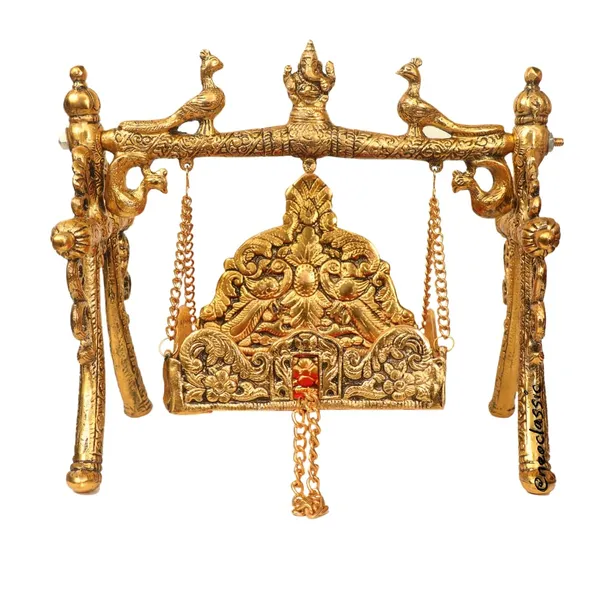 Jhula_Swing_Laddu_Gopal_Jhula_I_Krishna_Hindola_Palana_I_Decorative_Laddu_Gopal_For_Temple_Pooja_I_Janmashtmi_Pooja_For_No_5_6_Gopala