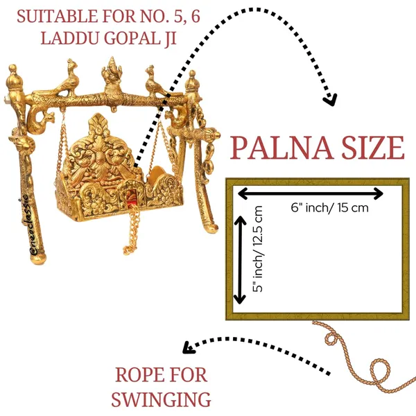 Jhula_Swing_Laddu_Gopal_Jhula_I_Krishna_Hindola_Palana_I_Decorative_Laddu_Gopal_For_Temple_Pooja_I_Janmashtmi_Pooja_For_No_5_6_Gopala