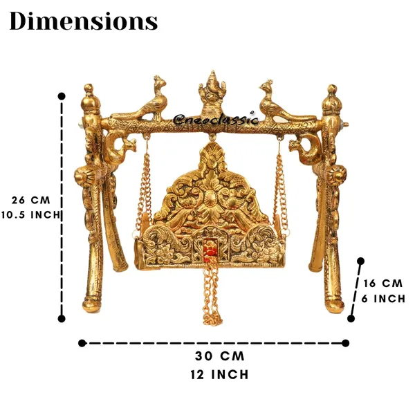 Jhula_Swing_Laddu_Gopal_Jhula_I_Krishna_Hindola_Palana_I_Decorative_Laddu_Gopal_For_Temple_Pooja_I_Janmashtmi_Pooja_For_No_5_6_Gopala