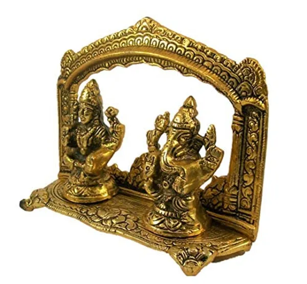 NEO_CLASSIC_Laxmi_Ganesh_Idol_Showpiece_|_Metal_Lakshmi_Ganesh_Statue_for_Diwali_Puja_|_Decorative_Murti_for_Home_Temple,_Office_&_Festive_Decor