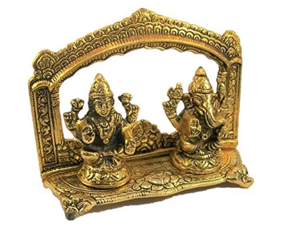 NEO_CLASSIC_Laxmi_Ganesh_Idol_Showpiece_|_Metal_Lakshmi_Ganesh_Statue_for_Diwali_Puja_|_Decorative_Murti_for_Home_Temple,_Office_&_Festive_Decor