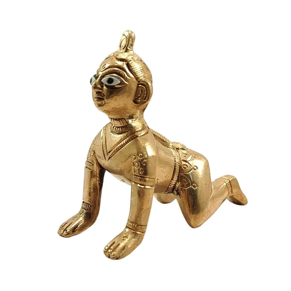 NEO_CLASSIC_Brass_Balika_Radha_Rani_Idol_|_Metal_Radha_Ji_Murti_for_Pooja_Room,_Home_Temple_&_Spiritual_Decor_|_Gold_Finish_(Standard,_No._2)