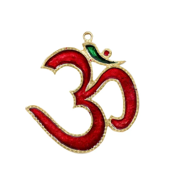 Om_Sign_Statue_I_Om_Wall_Hanging_Sculpture_I_Vastu_Goodluck_Pooja_Idols_Home_Decor_Red_6_5_Inch