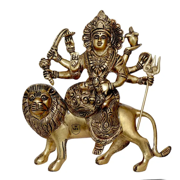 NEO_CLASSIC_Durga_Maa_Statue_with_Lion_|_Hindu_Goddess_Durga_Idol_for_Home_Temple,_Pooja_&_Decorative_Showpiece_|_9_Inch