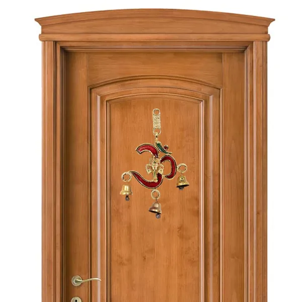 NEO_CLASSIC_Om_Wall_Hanging_Latkan_|_Om_Sign_Statue_Sculpture_|_Vastu_Goodluck_Pooja_Idol_|_Home_Decor_Om_Totan_Set_for_Entrance,_Mandir_&_Wall_Decoration