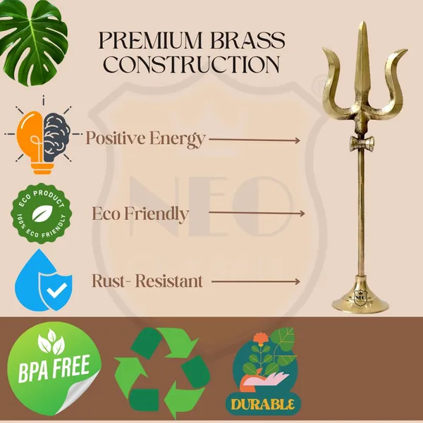 NEO_CLASSIC_Brass_Lord_Shiva_Trishul_with_Damru_on_Stand_|_Traditional_Hindu_Trident_Idol_for_Pooja_Room,_Mandir_&_Temple_Décor_|_8_Inch