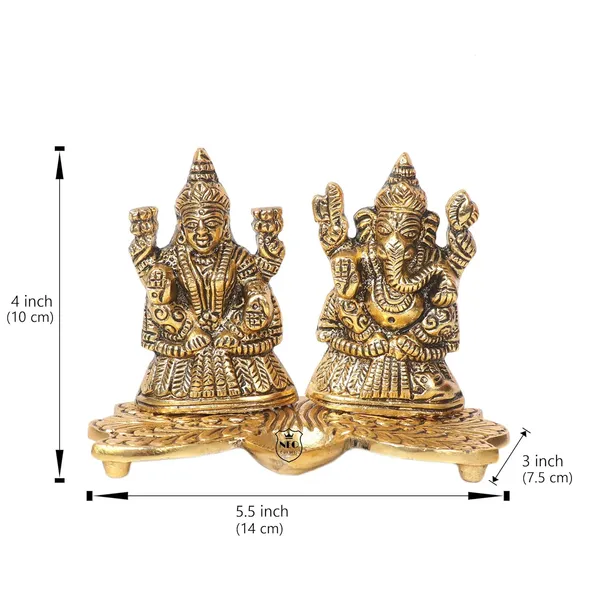 NEO_CLASSIC_Laxmi_Ganesh_with_Deepak_–_Decorative_Religious_Showpiece_for_Home_Temple