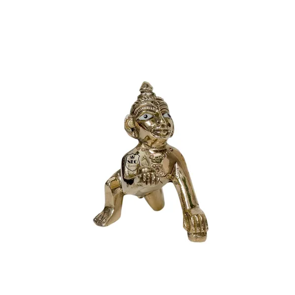 NEO_CLASSIC_Brass_Laddu_Gopal_Idol_No._1_|_Beautiful_Thakur_Ji_Murti_for_Home_Temple,_Janmashtami_&_Daily_Pooja_|_Handcrafted_Brass_Bal_Gopal_Statue