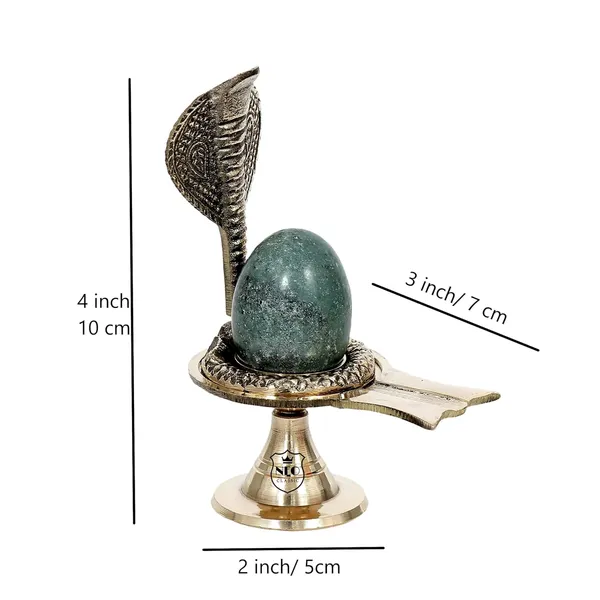 NEO_CLASSIC_Green_Shivling_with_Sheshnag_Jalheri_Stand_|_4_Inch_Lord_Shiva_Shivling_Murti_for_Home_Temple,_Pooja_Room_&_Mahashivratri_|_Decorative_Religious_Showpiece