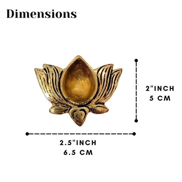 Brass_Diya_Lotus_Kamal_Deepak_2_Brass_Finish_Pooja_Diya_For_Diwali_Temple_Home_Decor_Handcrafted_Festival_Gift_Item_Set_Of_4pc