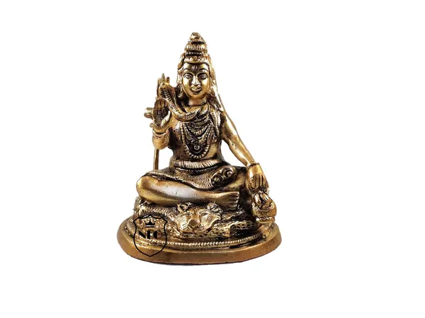 NEO_CLASSIC_Lord_Shiva_Idol_–_Mahadev_Bholenath_Sitting_Pose_Statue_for_Home_Temple_&_Decor_(Gold_Finish)