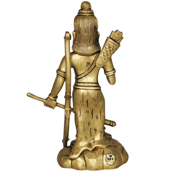 NEO_CLASSIC_Brass_Parshuram_Murti_|_Handcrafted_Lord_Parshuram_Idol_for_Home_Temple,_Pooja_Room,_Mandir_&_Religious_Décor