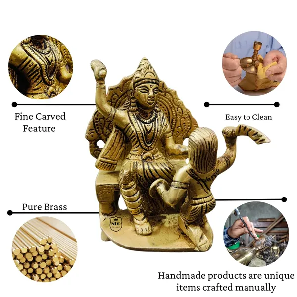 NEO_CLASSIC_Baglamukhi_Mata_Brass_Idol_|_Sitting_Bagla_Mukhi_Maa_Murti_for_Home_Temple,_Office_&_Pooja_Room_|_Handcrafted_Brass_Religious_Statue_|_Height_4.5_Inch